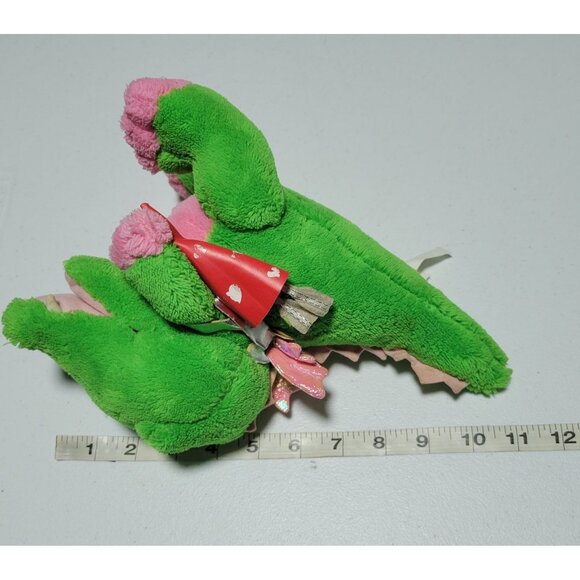 Hallmark Valentines Day Alligator 11 inch Plush Wings Cupid Stuffed Animal Toy - Picture 7 of 7